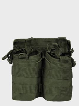 MIL-TEC ŁADOWNICA NA 4 MAGAZYNKI AK-47 OPEN OLIWKOWY