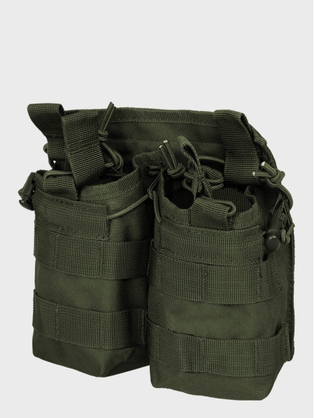 MIL-TEC ŁADOWNICA NA 4 MAGAZYNKI AK-47 OPEN OLIWKOWY