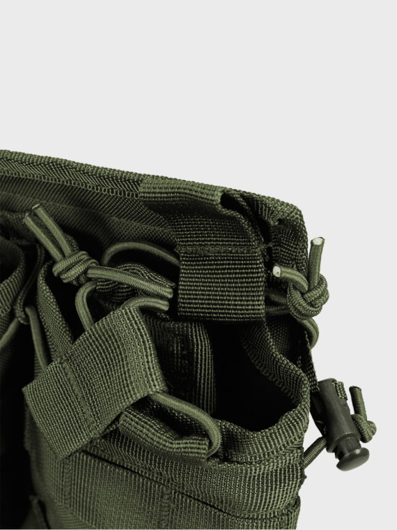 MIL-TEC ŁADOWNICA NA 4 MAGAZYNKI AK-47 OPEN OLIWKOWY