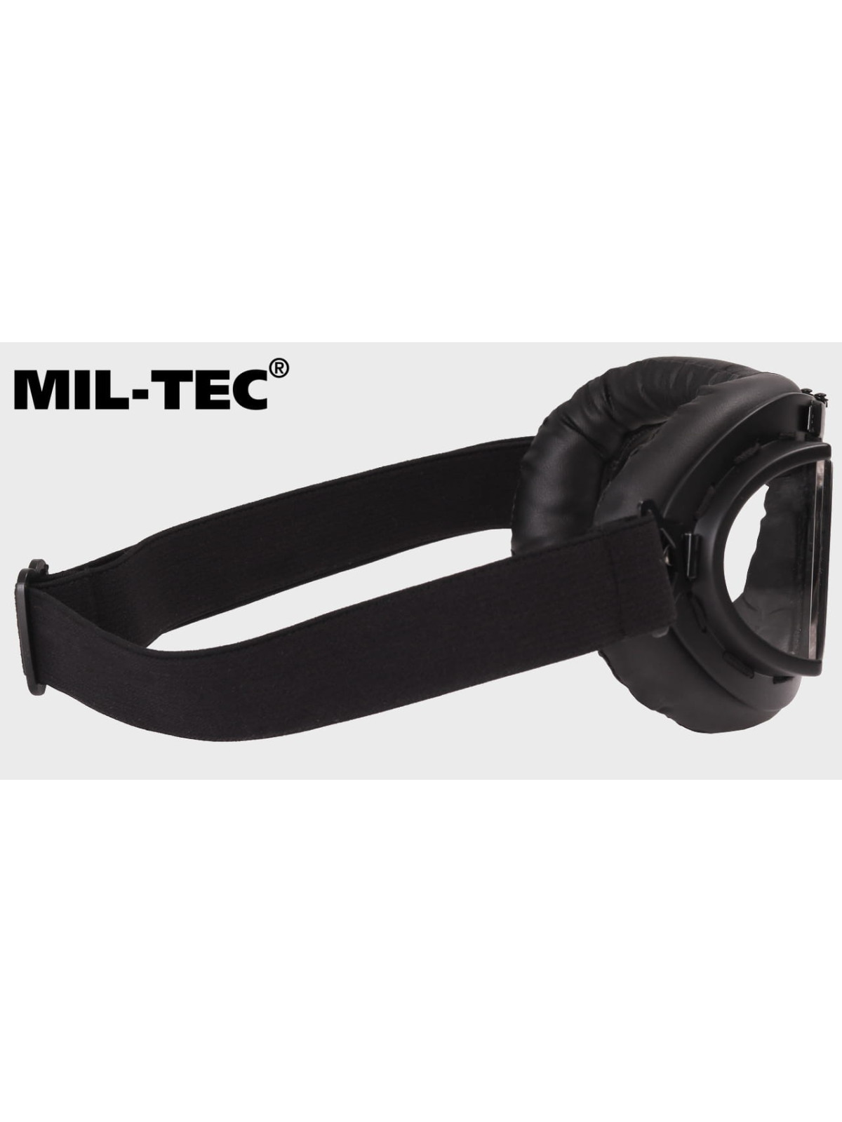 MIL-TEC LOTNICZE GOGLE PILOTA RAF REPLIKA CZARNE