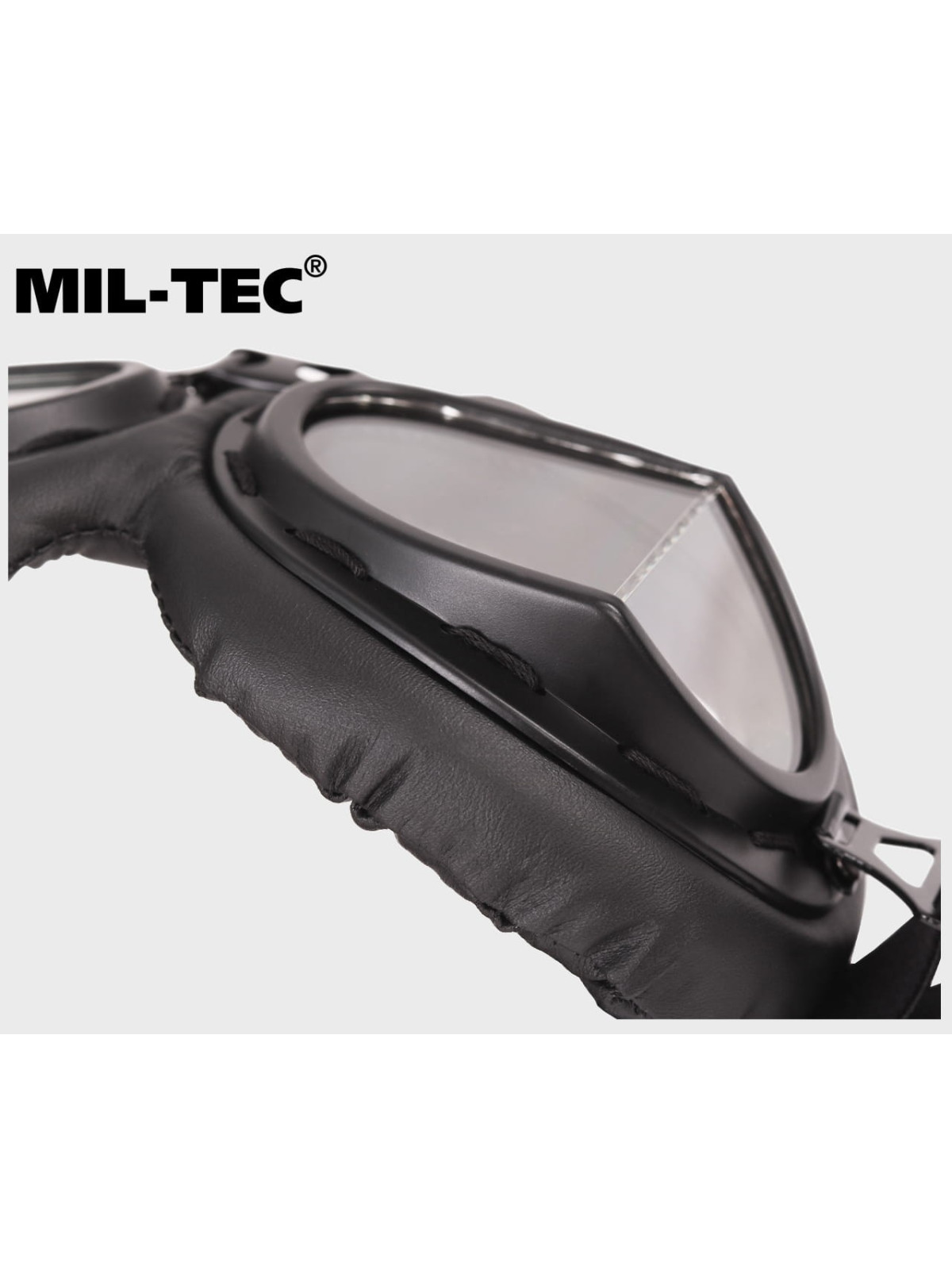 MIL-TEC LOTNICZE GOGLE PILOTA RAF REPLIKA CZARNE