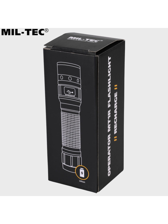 MIL-TEC LATARKA TAKTYCZNA OPERATOR MT1R 500LM CZARNA