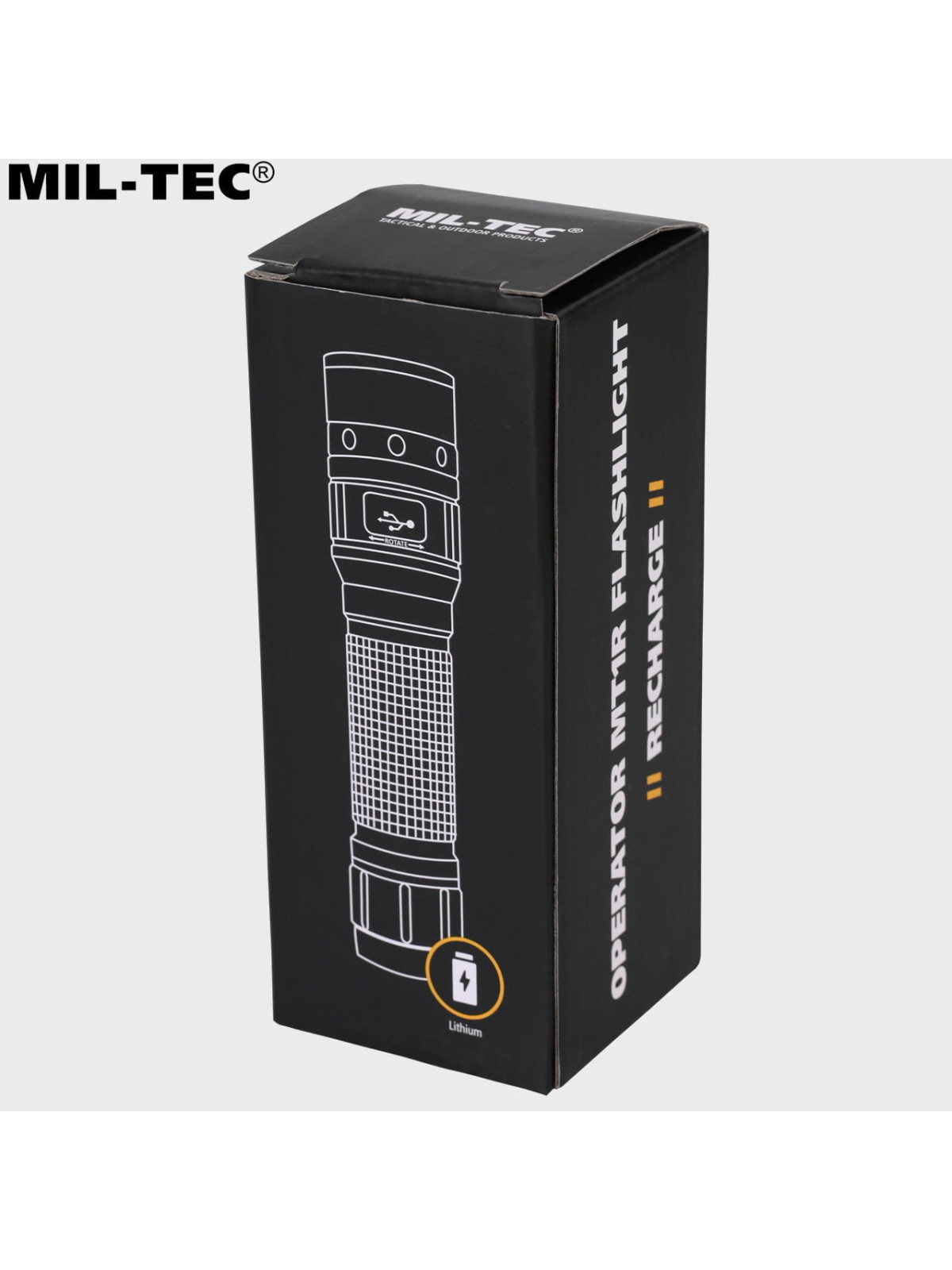 MIL-TEC LATARKA TAKTYCZNA OPERATOR MT1R 500LM CZARNA