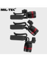 MIL-TEC LATARKA NA CZAPKĘ Z DASZKIEM 150LM CZOŁÓWKA Z ZOOM CZARNA