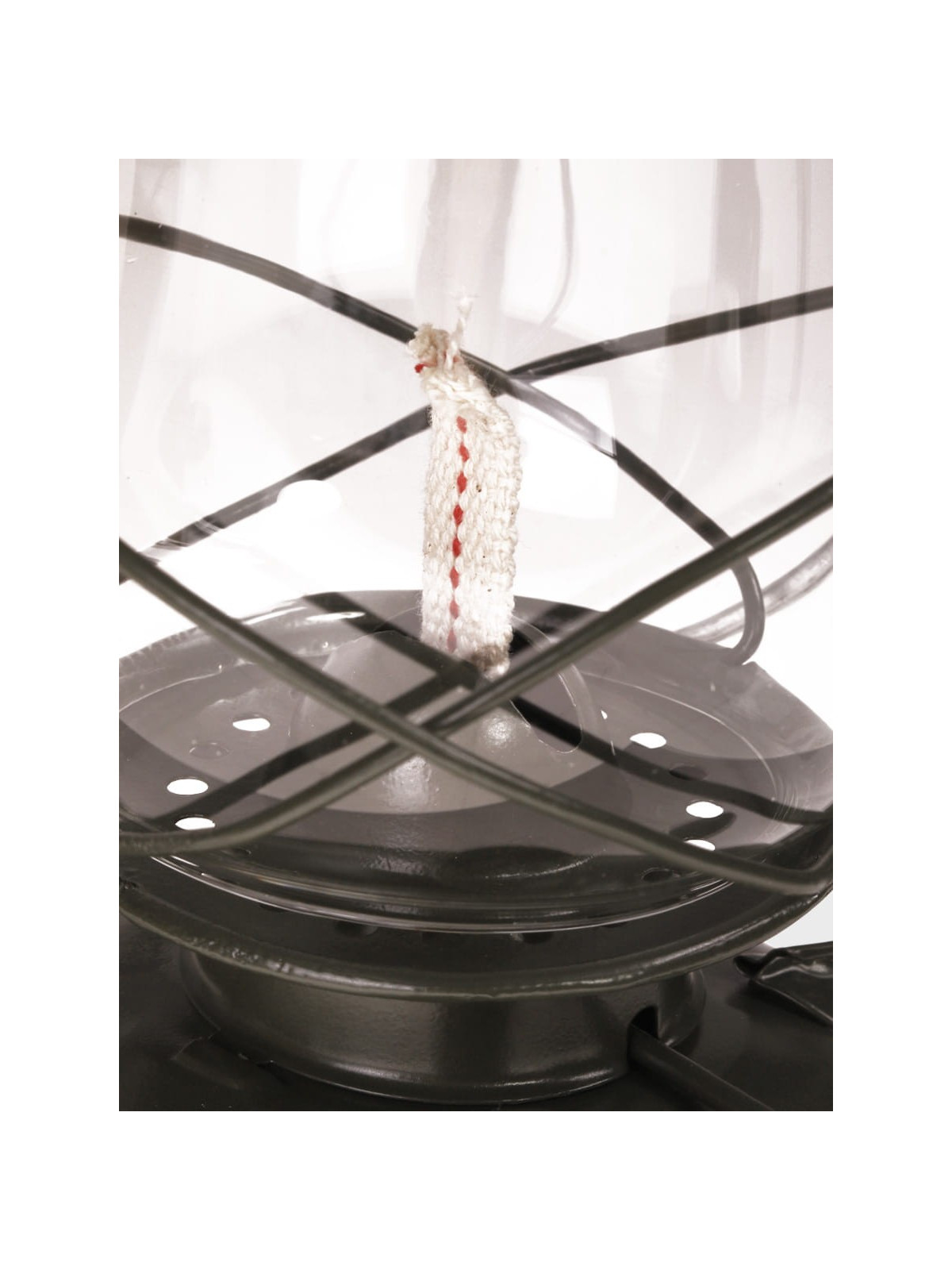 MIL-TEC LAMPA NAFTOWA Z UCHWYTEM 28CM STAL OLIWKOWA