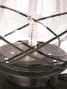 MIL-TEC LAMPA NAFTOWA Z UCHWYTEM 28CM STAL OLIWKOWA