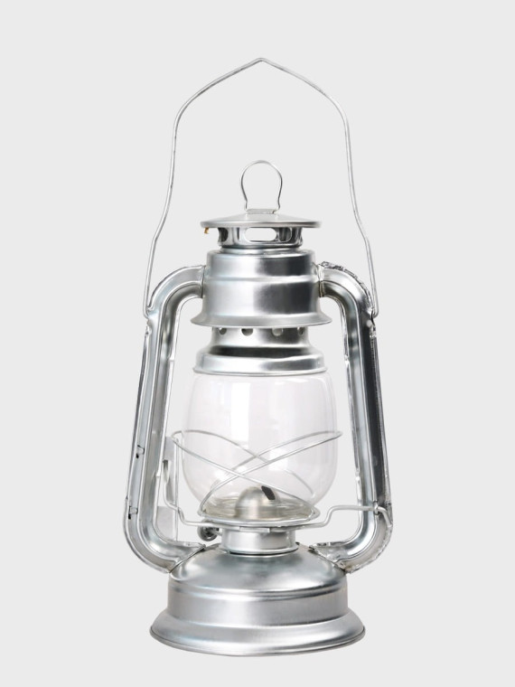 MIL-TEC LAMPA NAFTOWA Z UCHWYTEM 28CM STAL OCYNKOWANA