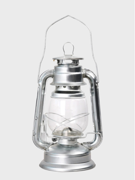 MIL-TEC LAMPA NAFTOWA Z UCHWYTEM 28CM STAL OCYNKOWANA