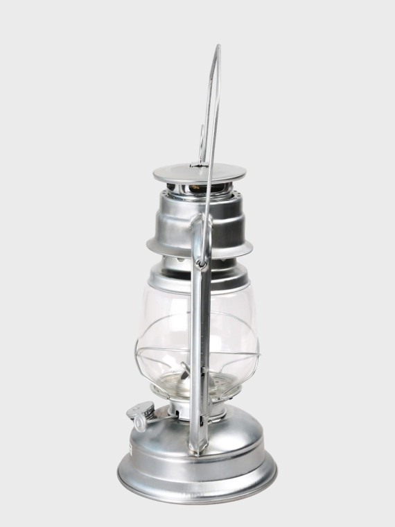 MIL-TEC LAMPA NAFTOWA Z UCHWYTEM 28CM STAL OCYNKOWANA