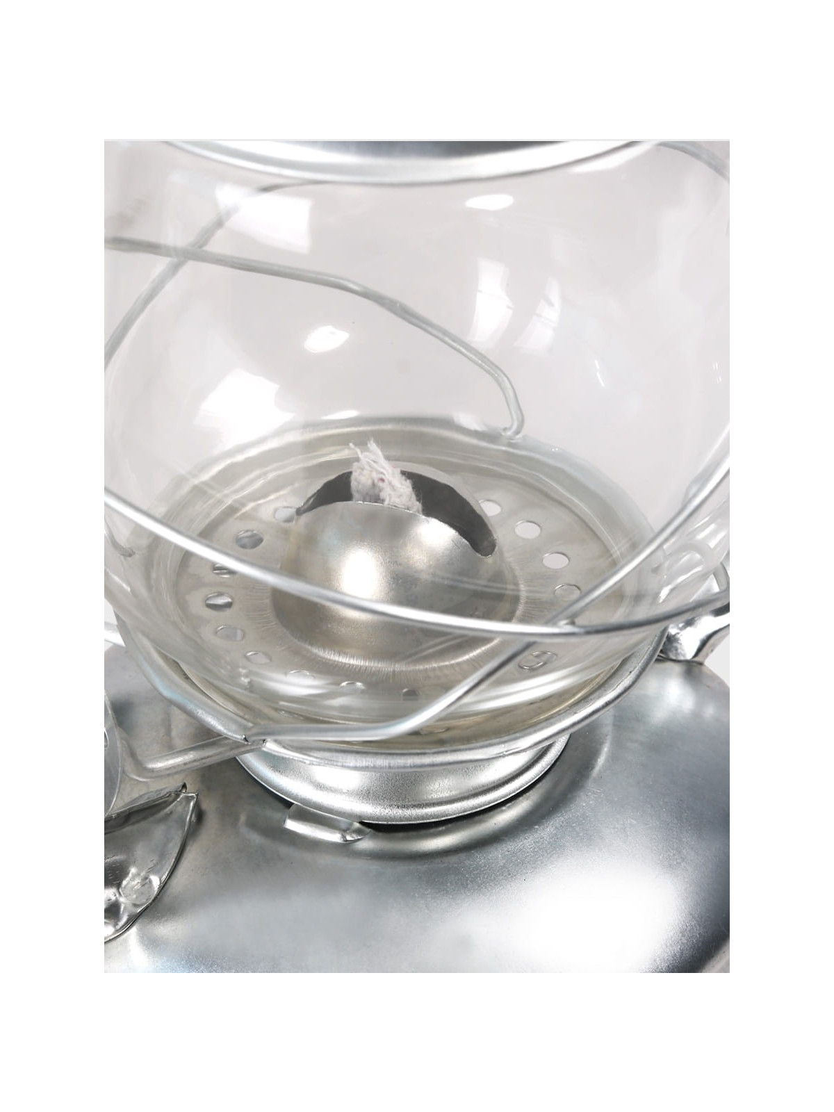 MIL-TEC LAMPA NAFTOWA Z UCHWYTEM 28CM STAL OCYNKOWANA