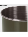 MIL-TEC KUBEK TERMICZNY Z KARABIŃCZYKIEM 500ML STAL NIERDZEWNA OLIWKOWY