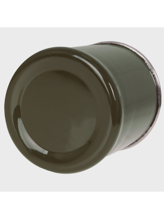 MIL-TEC KUBEK TERMICZNY Z KARABIŃCZYKIEM 250ML STAL NIERDZEWNA OLIWKOWY