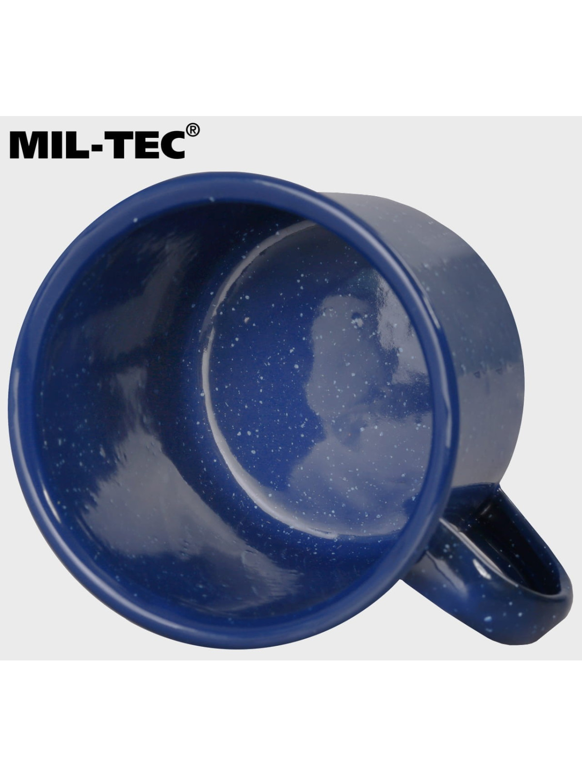 MIL-TEC Kubek turystyczny 350ml western stalowy emaliowany granatowy