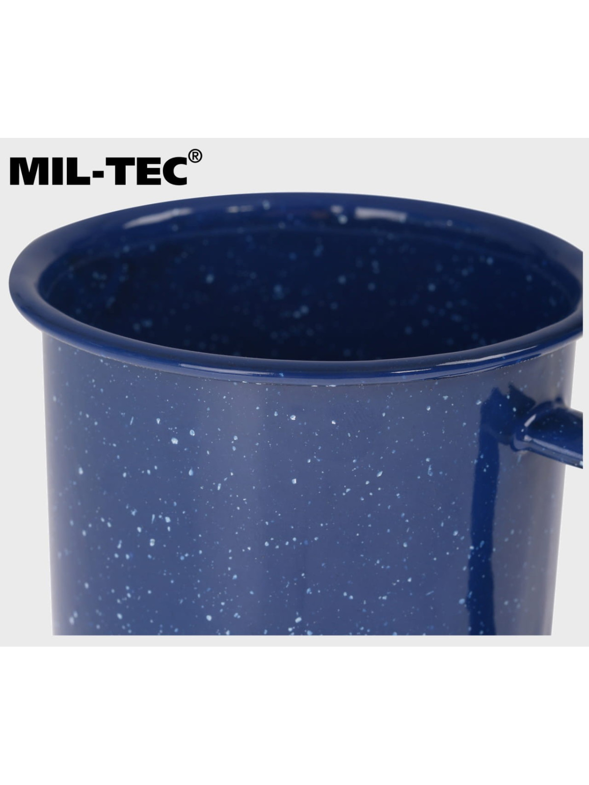 MIL-TEC Kubek turystyczny 350ml western stalowy emaliowany granatowy