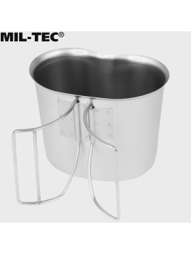 MIL-TEC KUBEK POLOWY MENAŻKA WOJSKOWA US ARMY 750 ML DUŻY ALUMINIUM