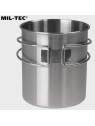 MIL-TEC KUBEK TURYSTYCZNY SKŁADANY UCHWYT 800ML STAL NIERDZEWNA