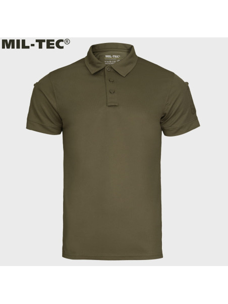 MIL-TEC KOSZULKA POLO QUICKDRY TERMOAKTYWNA OLIWKOWY 3XL