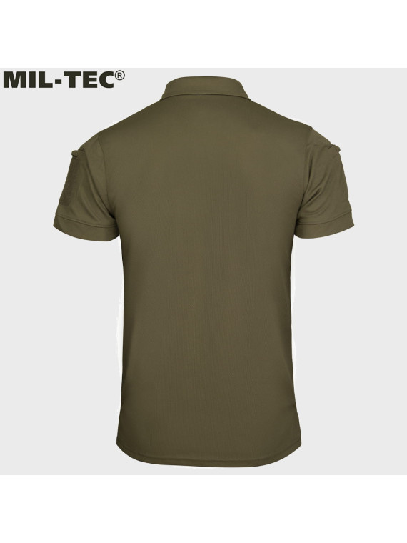 MIL-TEC KOSZULKA POLO QUICKDRY TERMOAKTYWNA OLIWKOWY 3XL