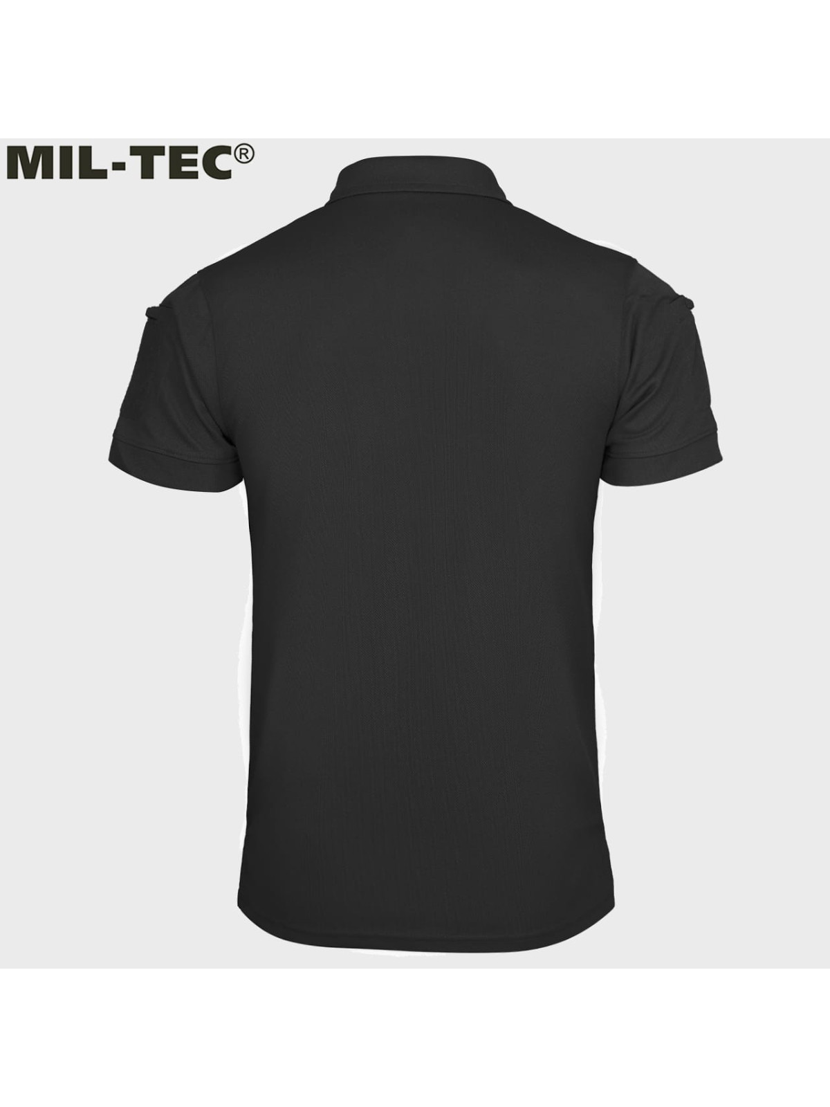 MIL-TEC KOSZULKA POLO QUICKDRY TERMOAKTYWNA CZARNA 3XL