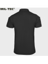 MIL-TEC KOSZULKA POLO QUICKDRY TERMOAKTYWNA CZARNA 3XL