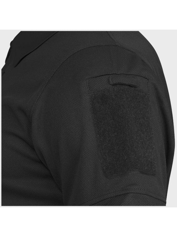 MIL-TEC KOSZULKA POLO QUICKDRY TERMOAKTYWNA CZARNA 3XL