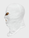 MIL-TEC KOMINIARKA 3 OTWORY CZAPKA BALACLAVA BAWEŁNA BIAŁA 