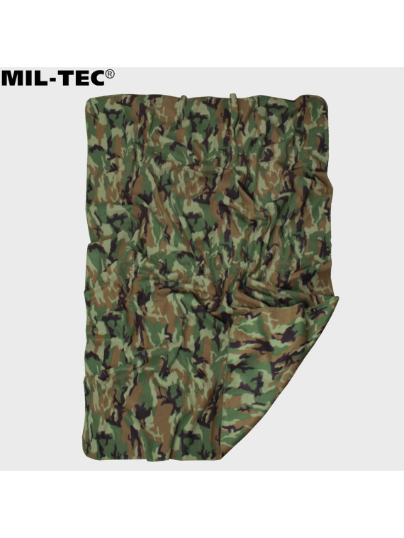 MIL-TEC KOC WOJSKOWY POLAROWY Z POKROWCEM WOODLAND