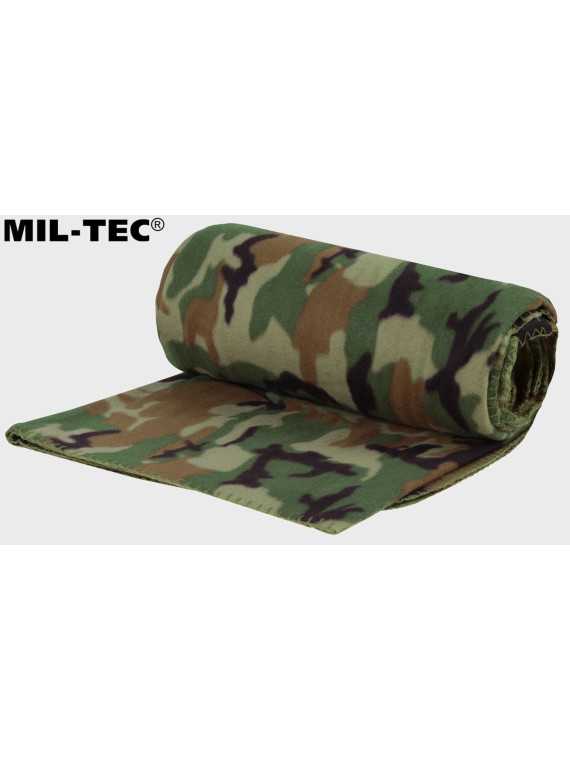 MIL-TEC KOC WOJSKOWY POLAROWY Z POKROWCEM WOODLAND