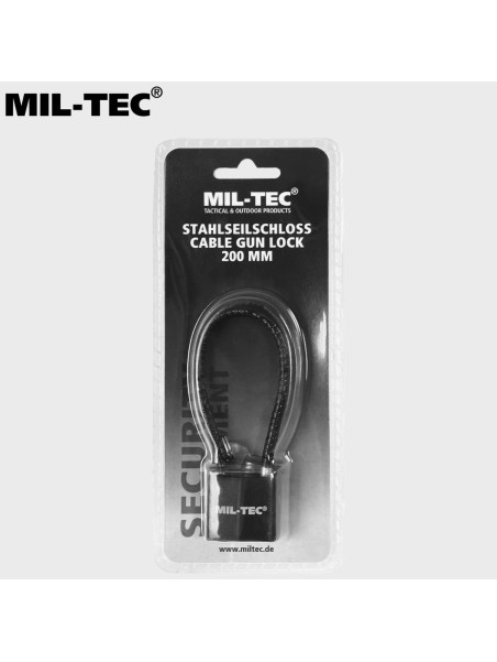 MIL-TEC KŁÓDKA Z LINKĄ 20 CM ZABEZPIECZENIE ANTYKRADZIEŻOWE STAL