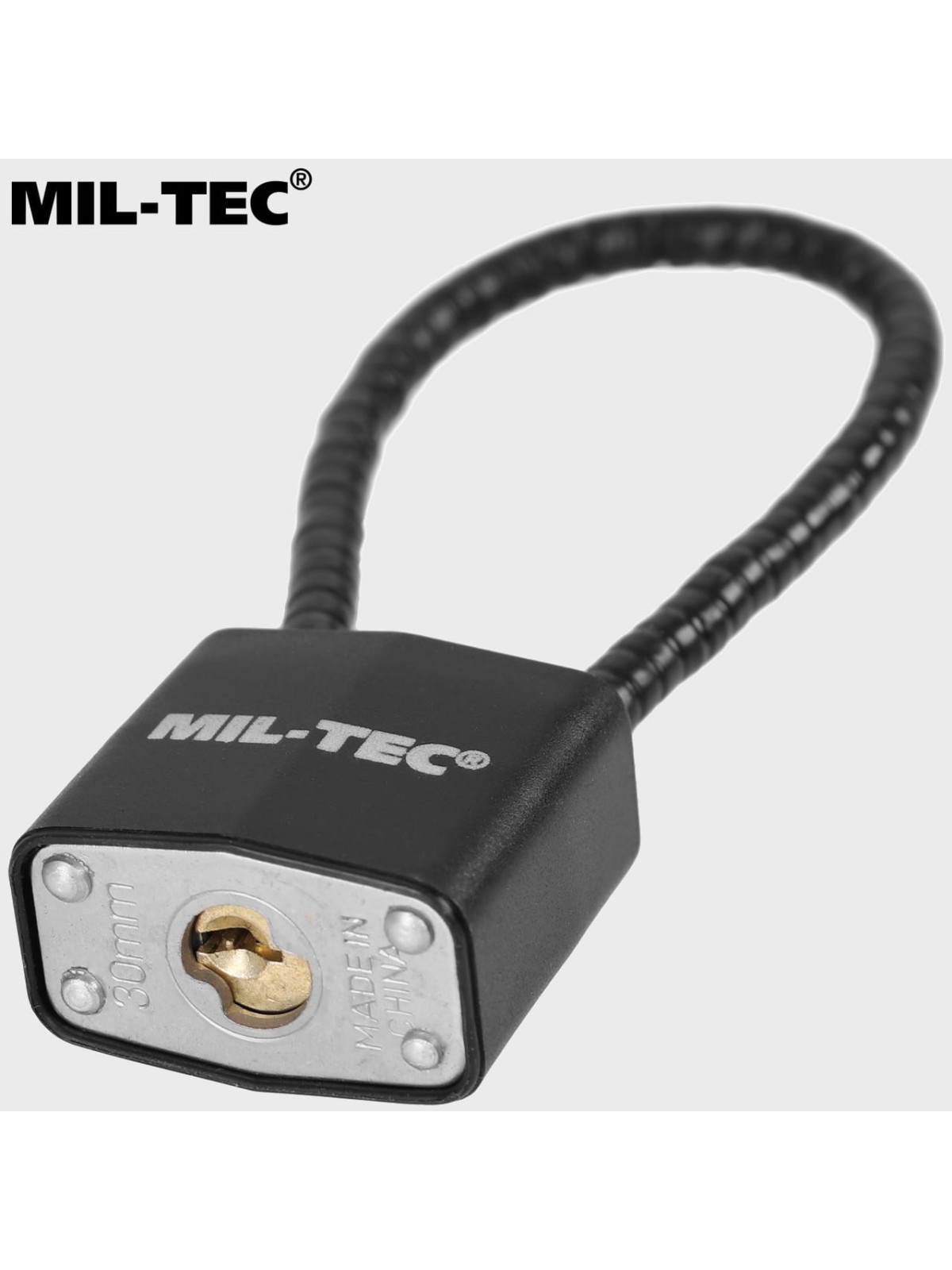 MIL-TEC KŁÓDKA Z LINKĄ 20 CM ZABEZPIECZENIE ANTYKRADZIEŻOWE STAL