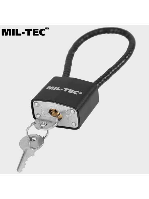 MIL-TEC KŁÓDKA Z LINKĄ 20 CM ZABEZPIECZENIE ANTYKRADZIEŻOWE STAL