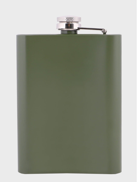 MIL-TEC PIERSIÓWKA 200ml STAL NIERDZEWNA OLIWKOWA