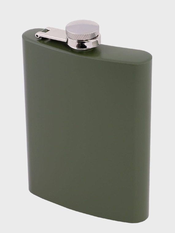 MIL-TEC PIERSIÓWKA 200ml STAL NIERDZEWNA OLIWKOWA
