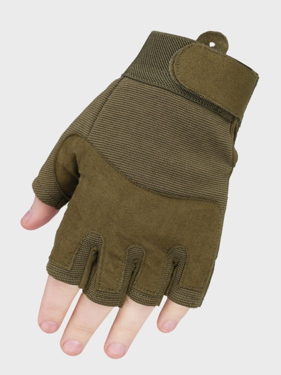 MIL-TEC RĘKAWICE TAKTYCZNE BEZ PALCÓW ARMY OLIWKOWY XXL