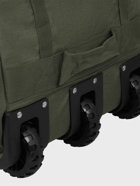 MIL-TEC TORBA NA KÓŁKACH WALIZKA PLECAK 110L WOJSKOWA 3w1 OLIWKOWY