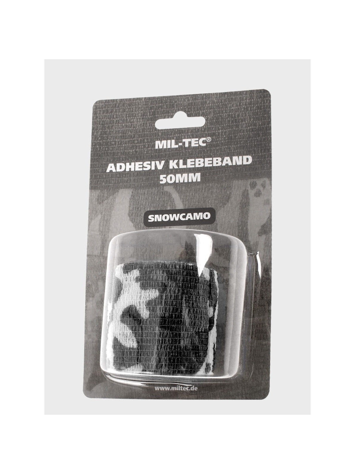 MIL-TEC TAŚMA MASKUJĄCA ELASTYCZNA ADHESIVE TAPE 4,5M/50MM SNOW CAMO