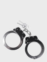 MIL-TEC KAJDANKI DOUBLE LOCK STALOWE SREBRNE