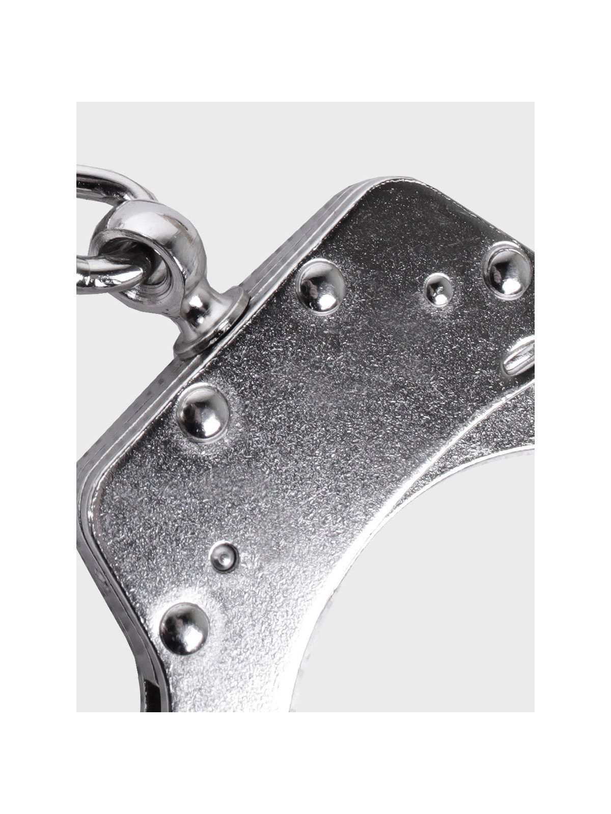MIL-TEC KAJDANKI DOUBLE LOCK STALOWE SREBRNE