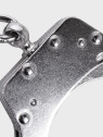 MIL-TEC KAJDANKI DOUBLE LOCK STALOWE SREBRNE