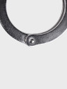 MIL-TEC KAJDANKI DOUBLE LOCK STALOWE SREBRNE