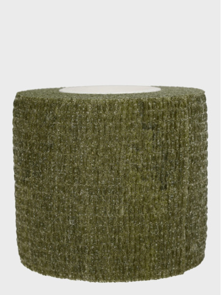 MIL-TEC TAŚMA MASKUJĄCA ELASTYCZNA ADHESIVE TAPE 4,5M/50MM OLIWKOWA