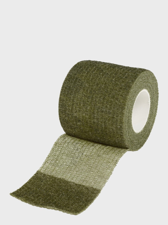 MIL-TEC TAŚMA MASKUJĄCA ELASTYCZNA ADHESIVE TAPE 4,5M/50MM OLIWKOWA