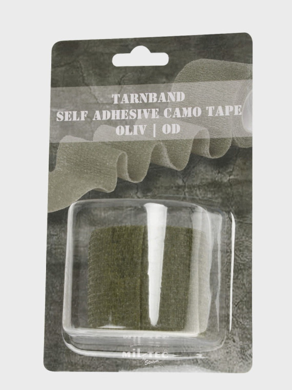 MIL-TEC TAŚMA MASKUJĄCA ELASTYCZNA ADHESIVE TAPE 4,5M/50MM OLIWKOWA