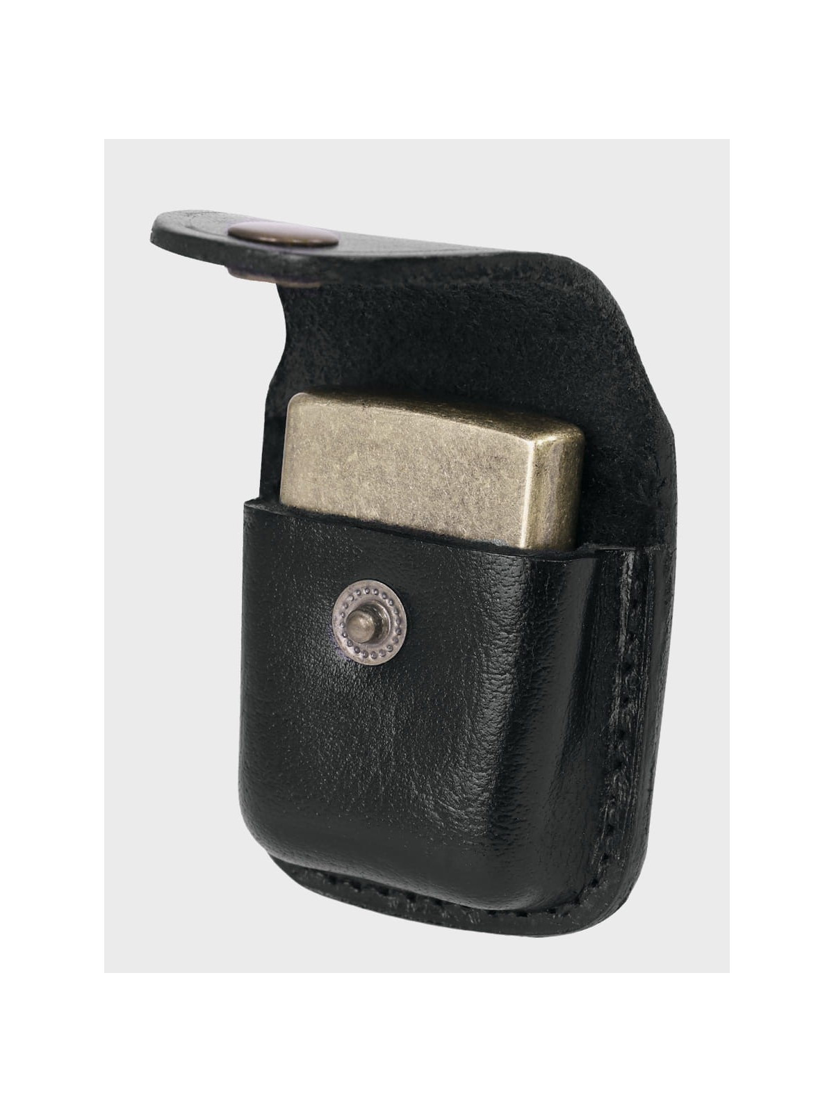 MIL-TEC KABURA SKÓRZANA NA ZAPALNICZKĘ ETUI TYPU ZIPPO CZARNA