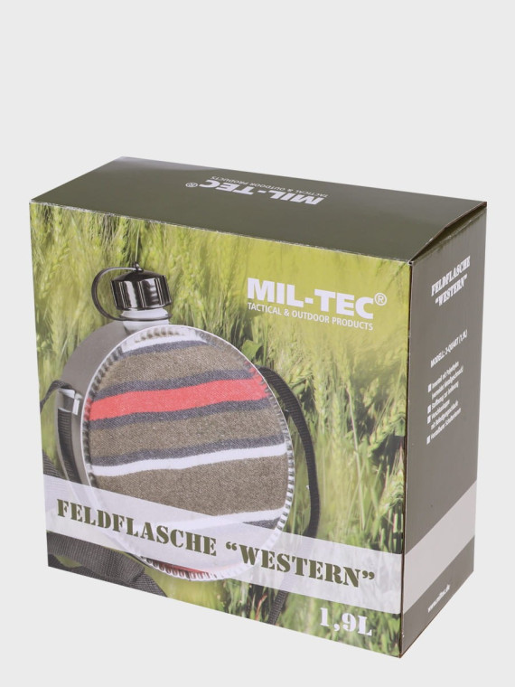 MIL-TEC MANIERKA NA WODĘ WESTERN BUKŁAK TURYSTYCZNY 1,9L