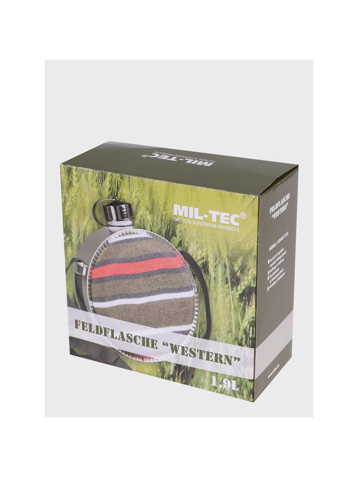 MIL-TEC MANIERKA NA WODĘ WESTERN BUKŁAK TURYSTYCZNY 1,9L