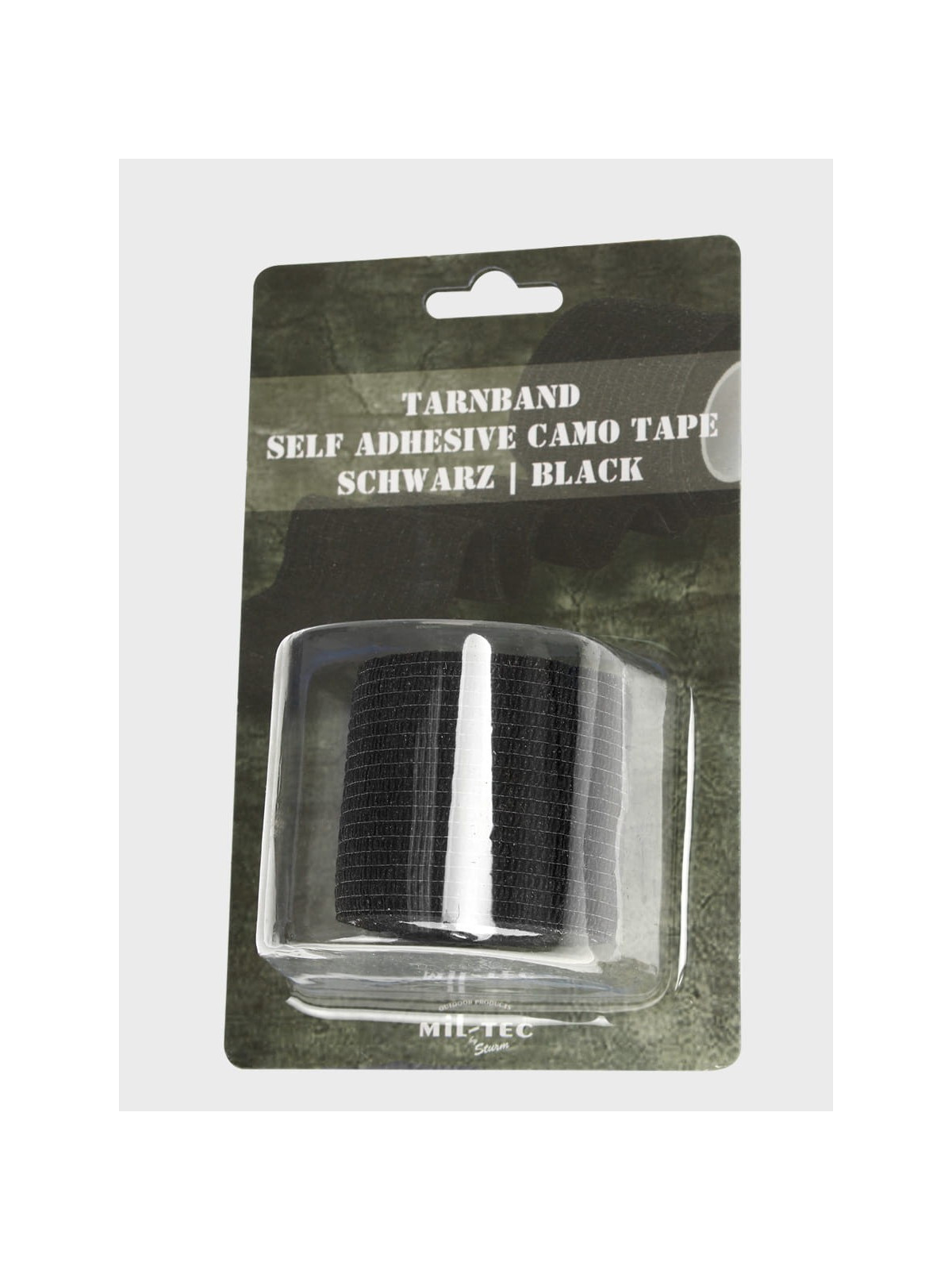 MIL-TEC TAŚMA MASKUJĄCA ELASTYCZNA ADHESIVE TAPE 4,5M/50MM CZARNA