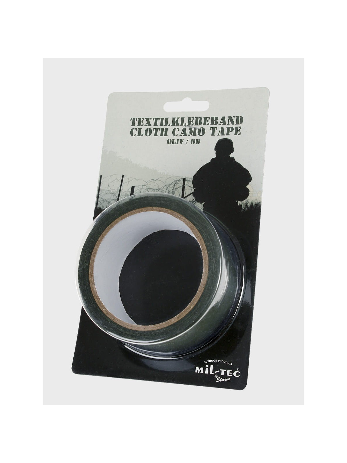 MIL-TEC TAŚMA MASKUJĄCA SAMOPRZYLEPNA 10M/50MM  OLIWKOWA