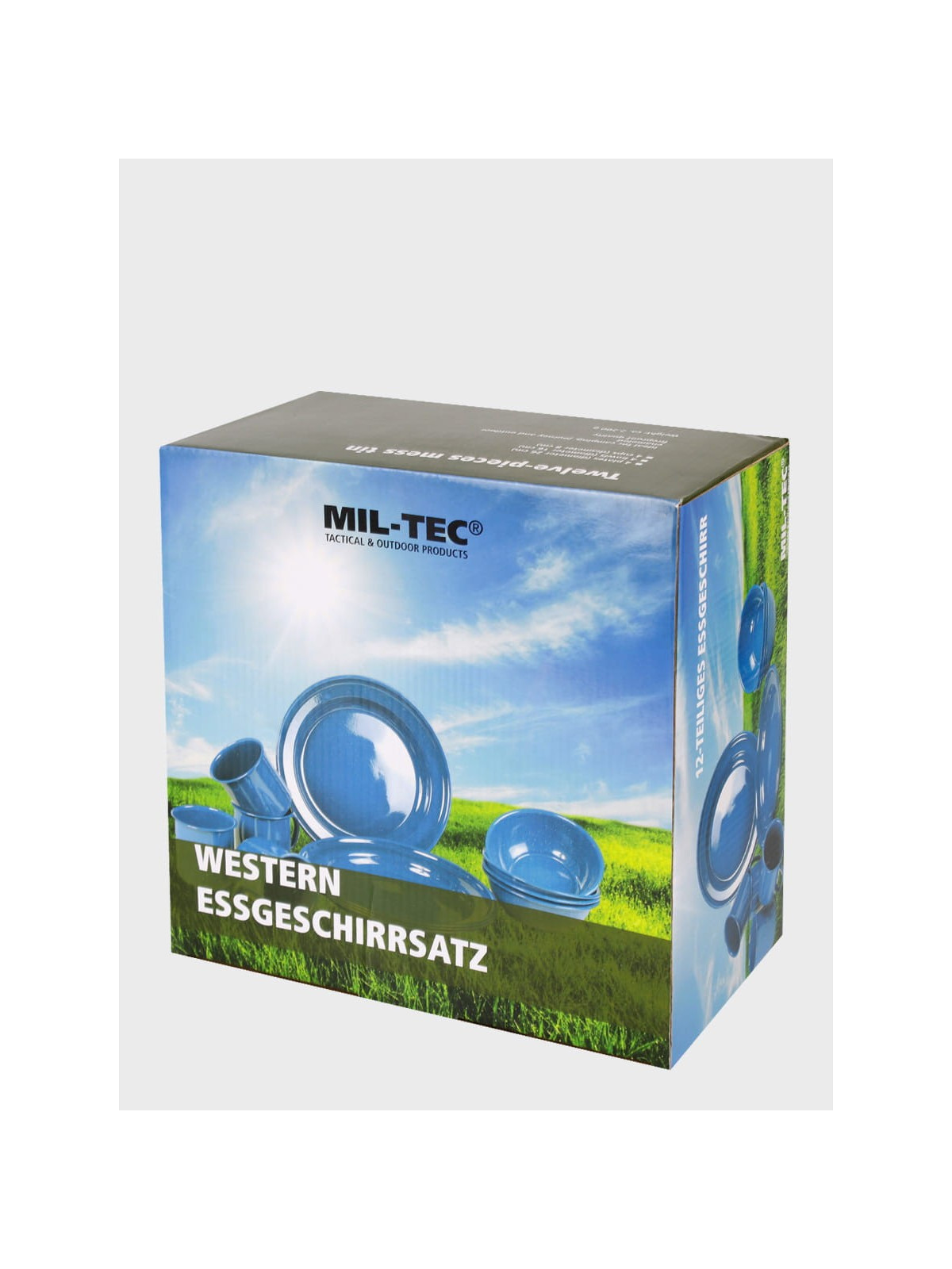 MIL-TEC NACZYNIA TURYSTYCZNE WESTERN KOMPLET 12 SZTUK