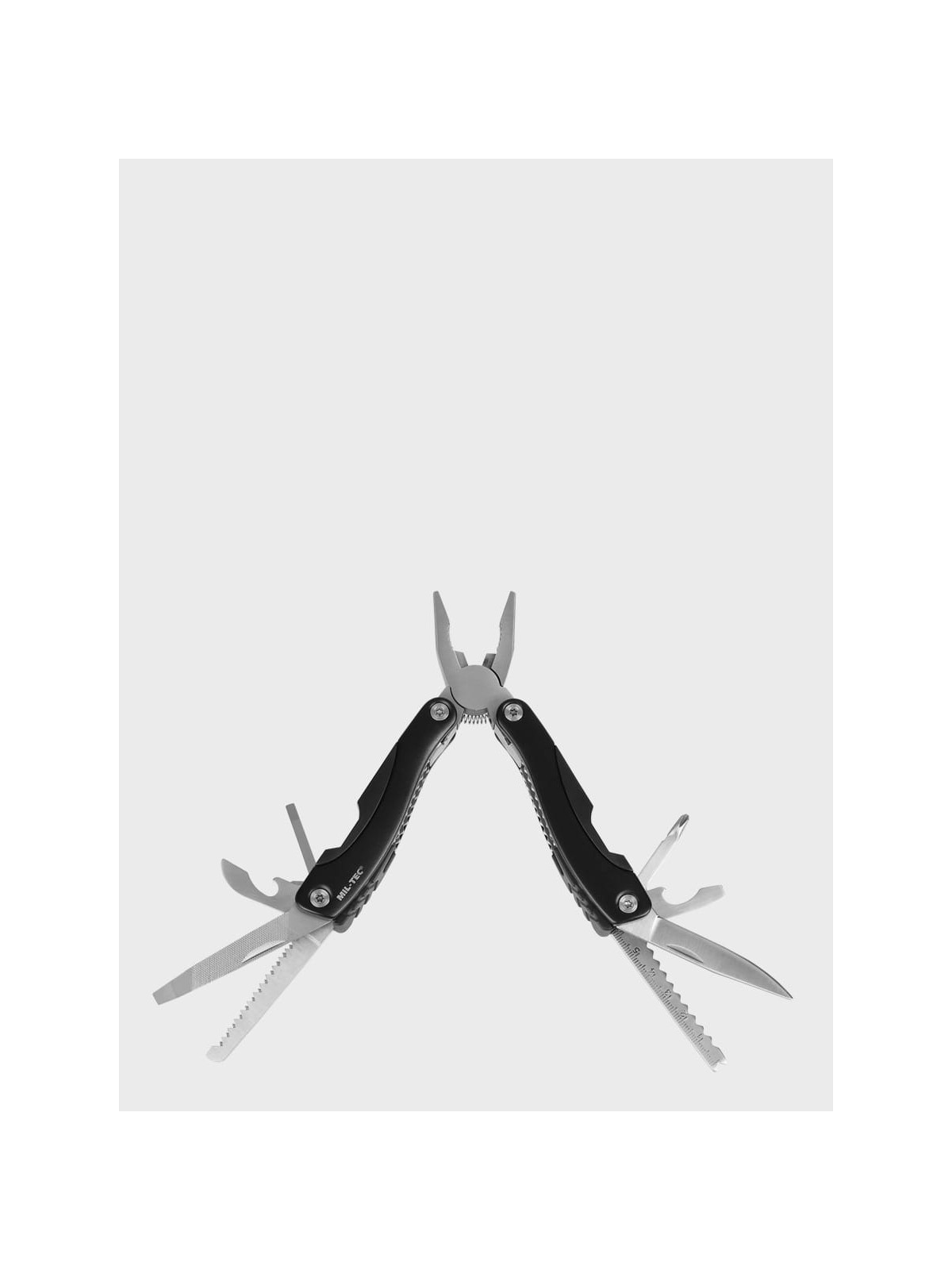 MIL-TEC MULTITOOL NARZĘDZIE WIELOFUNKCYJNE 9 NARZĘDZI 15402002 CZARNY